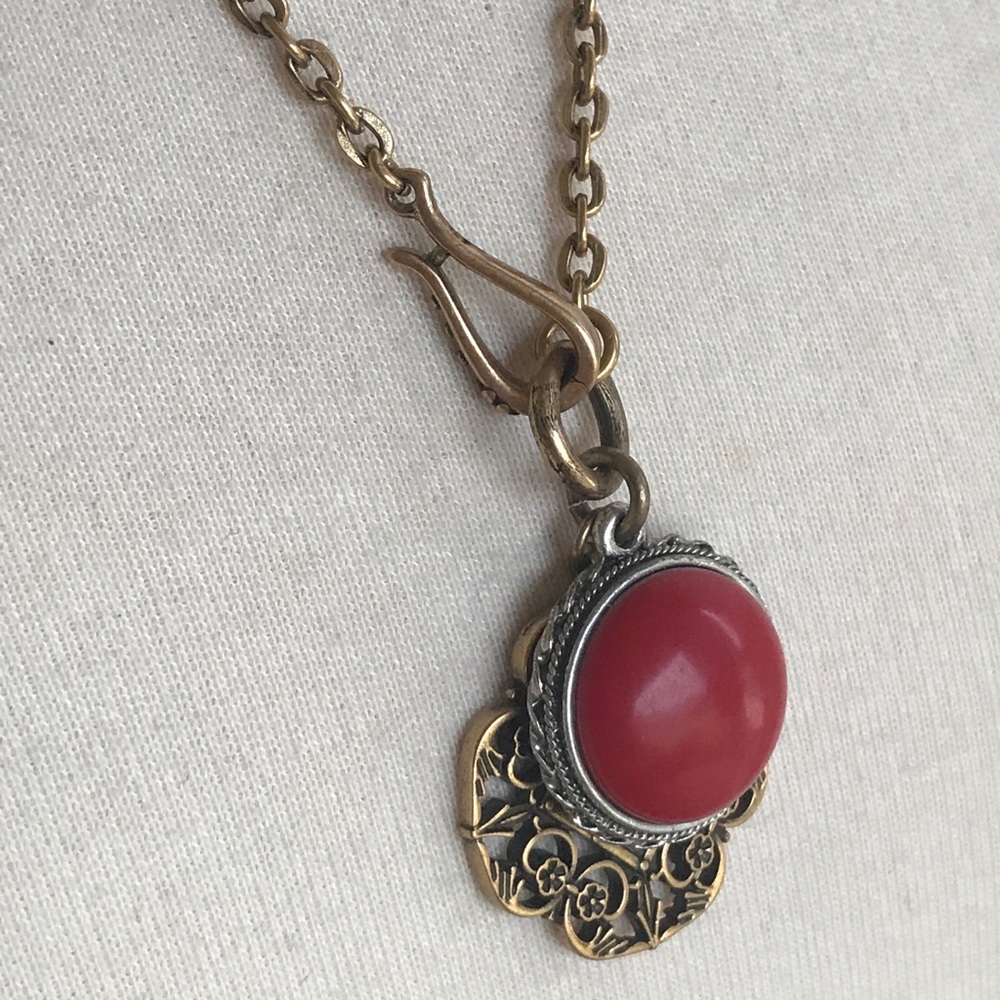 Lucky Brand Two Toned Pendant Necklace - Picture 3 of 5